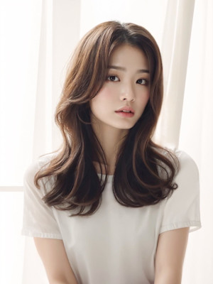 韓国風クビレヘア