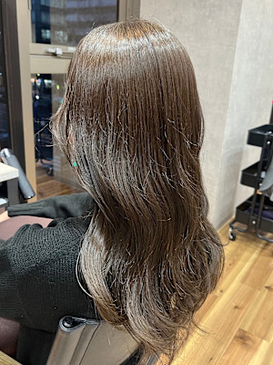 ロング 透明感カラー