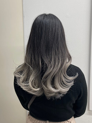 髪質改善/イルミナカラー／アディクシーカラー/ホワイトグレー