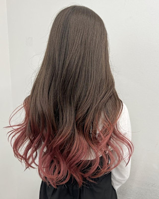 似合わせカット/アースカラー/くびれヘア/ツートーンカラー/