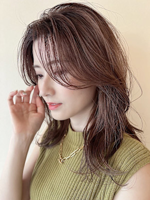 グレーベージュ ニュアンスカラー ミルクティーピンク ブルー