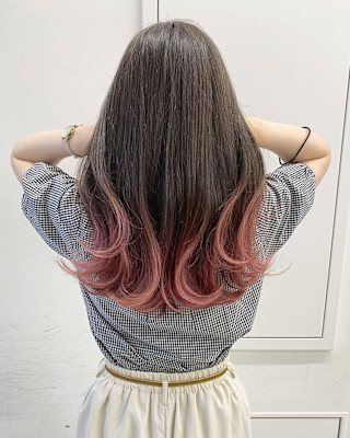 グレーベージュ ニュアンスカラー ミルクティーピンク ブル