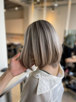 グレーベージュ ニュアンスカラー ミルクティーピンク ブルー