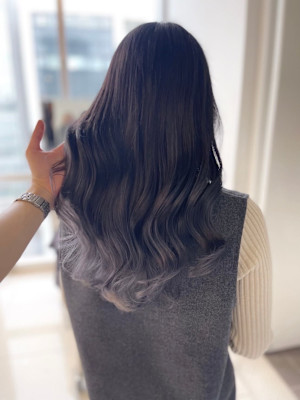 似合わせカット/アースカラー/くびれヘア/ツートーンカラー/