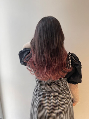 グレーベージュ ニュアンスカラー ミルクティーピンク ブルー