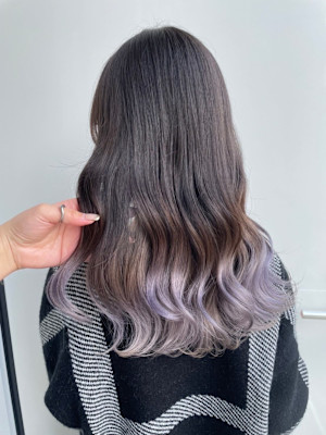 グレーベージュ ニュアンスカラー ミルクティーピンク ブルー