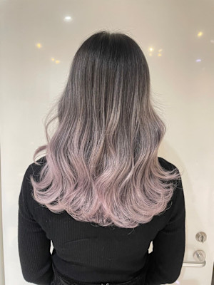 グレーベージュ ニュアンスカラー ミルクティーピンク ブルー