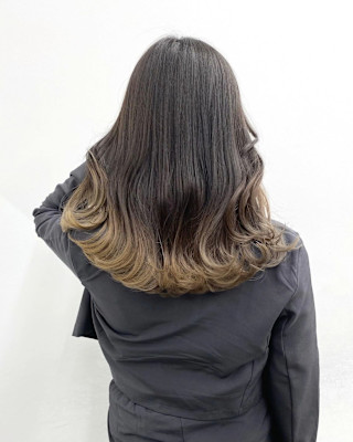 インナーカラー/髪質改善/くすみブルー/テラコッタ/池袋東口