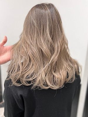 インナーカラー/髪質改善/くすみブルー/テラコッタ/池袋東口