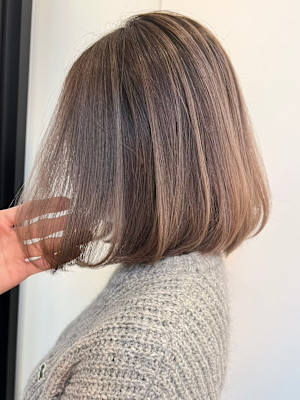 インナーカラー/髪質改善/くすみブルー/テラコッタ/池袋東口