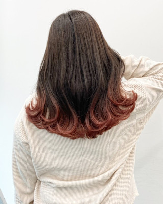 ピンクグラデーション