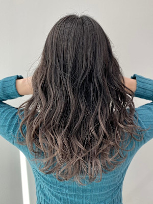 エアタッチグラデーショングレージュスタイル