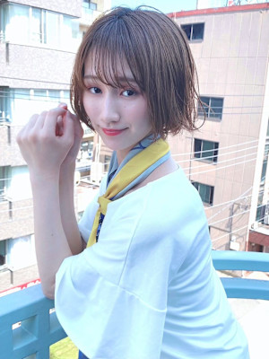 20代30代40代／小顔/ミルクティー/ボブ／ブリーチなし