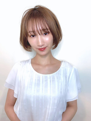 ミニボブスタイル/ 20代／30代/40代／小顔８月