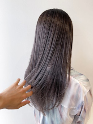 ストレートヘア ロングヘア