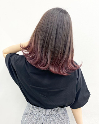 グラデーションカラー レッド系のイメージ画像