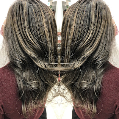 コントラストハイライト　グレージュ