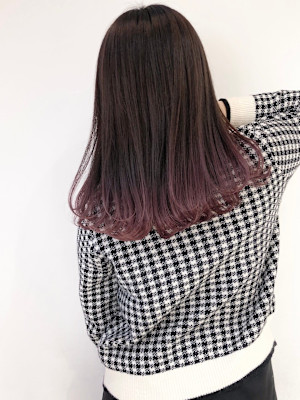 ピンクグラデーション