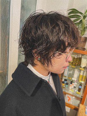 ショートパーマ/レディースショート/ショートカット