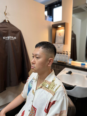 スキンフェード/シェーバーを使った０ｍｍ王道スキンフェード