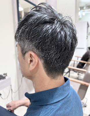 メンズ　ツーブロ　