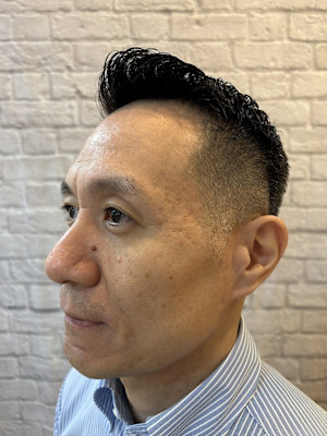 クセのない髪に"自然なクセ"で、ノーセットでも扱いやすく