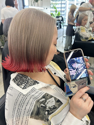 ダブルカラー/デザインカラー/テールカラー/推しカラー