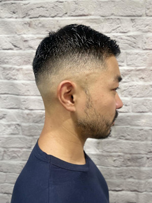 ハイフェードソフトモヒカンショート