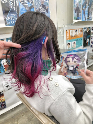 	 にじさんじ 渡会雲雀 インナーカラー グラデーションカラ