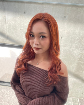 海外ガール風オレンジカラー★