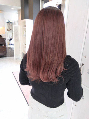 ダブルカラー／ピンクベージュ