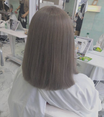 ダブルカラー／ミルクティーグレージュ