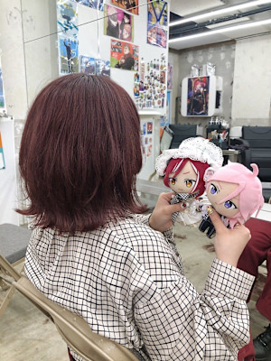 あんスタ 逆先夏目 カシスレッド ボルドーレッド 暖色系カラ