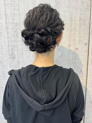 ふんわりお呼ばれアレンジ