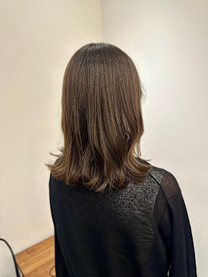池袋 髪質改善 イルミナカラー くびれヘア ミディアム♪