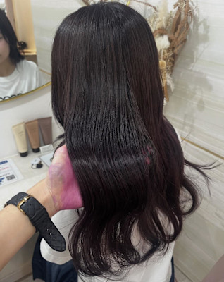 《高橋亜美》ボルドーカラー/Wカラー/大宮