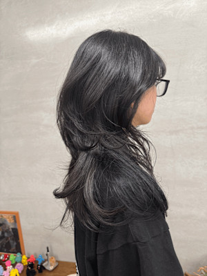 ハイレイヤー/ハッシュカット/レイヤーカット