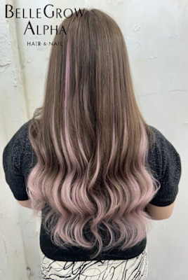 カラー＋エクステ