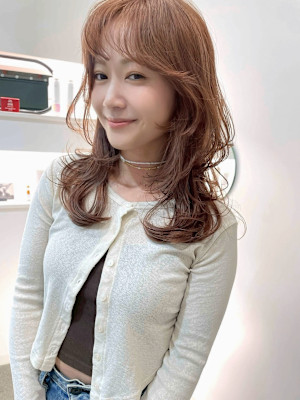 顔まわりレイヤー/ワンホン/大人レイヤー