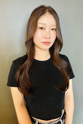 韓国風/くびれ巻き/オリーブベージュ