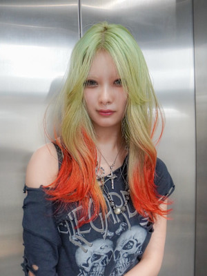 エンドカラー　デザインカラー　ハイトーン　原宿/表参道