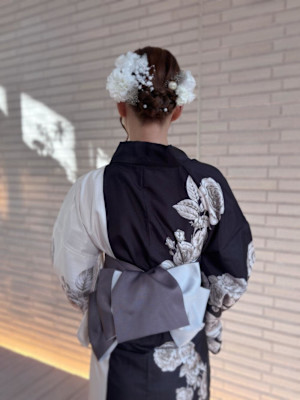 浴衣着付け&ヘアセット♪