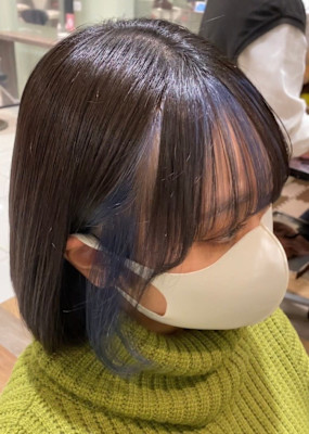 インナーカラー×カット