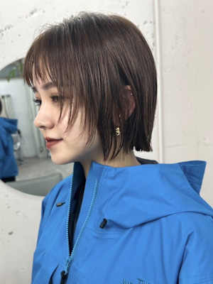 【arte HAIR】ぱつっとボブ/顔まわりレイヤー/オン眉