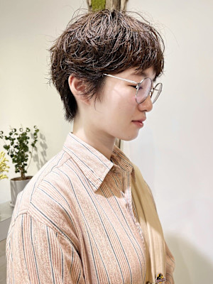 【arteHAIR】ベリーショート×ワンカールナチュラルパー