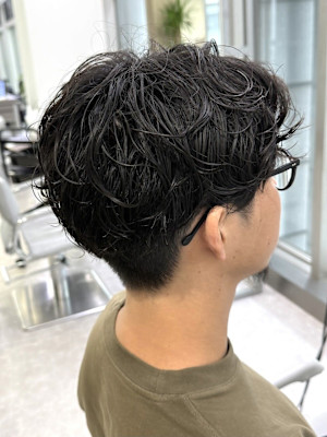 【arteHAIR】メンズパーマ/センターパート