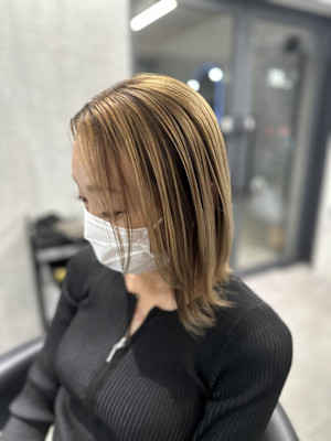 貴方に合わせるバレイヤージュ