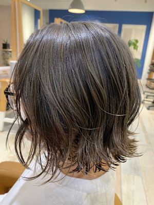 ブリーチ無し☆透明感カラー