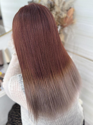 《鈴木茉奈》エンドカラー/シルバーアッシュ/大宮