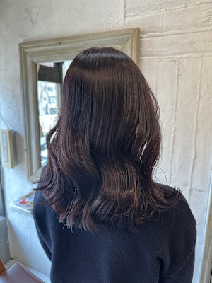 透明感カラー/髪質改善トリートメント